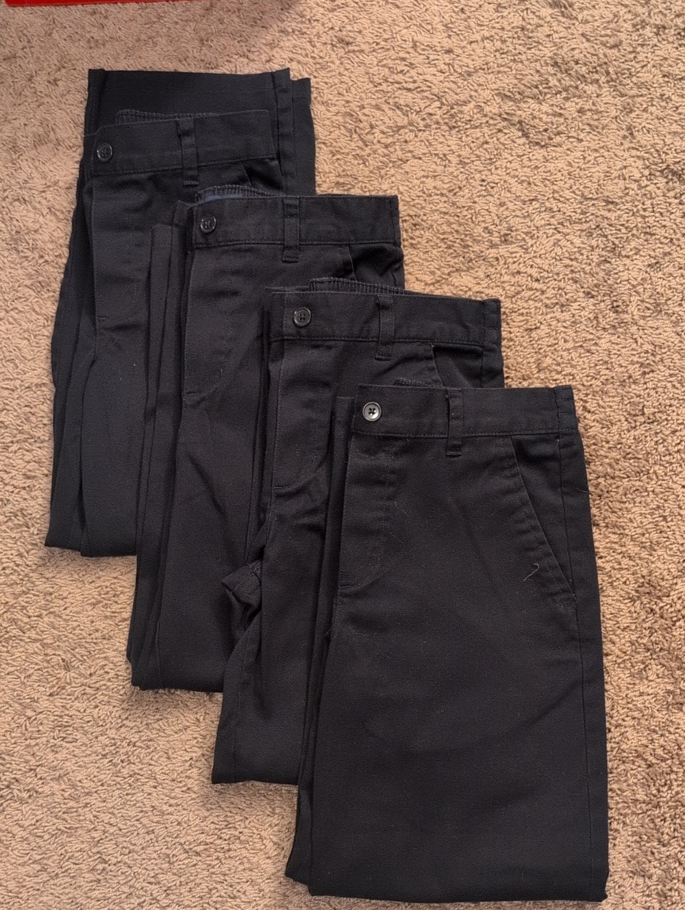 French Toast 10 Husky Navy Boys' Classic Pants - Lot Of 4